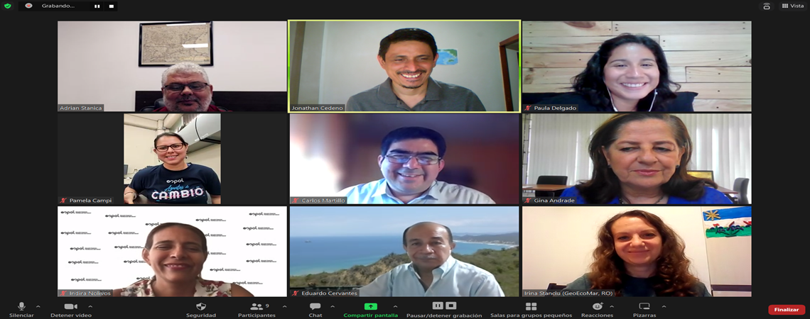 Reunión con expertos de GEOECOMAR - Proyecto DANUBIUS 